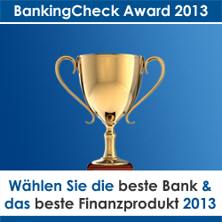 BankingCheck Award 2013