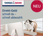 TARGOBANK Direkt-Geld - der kurzzeitige Ratenkredit mit attraktiven Konditionen