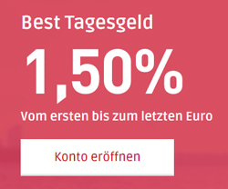 PSA Direktbank Tagesgeldkonto mit 1,50%